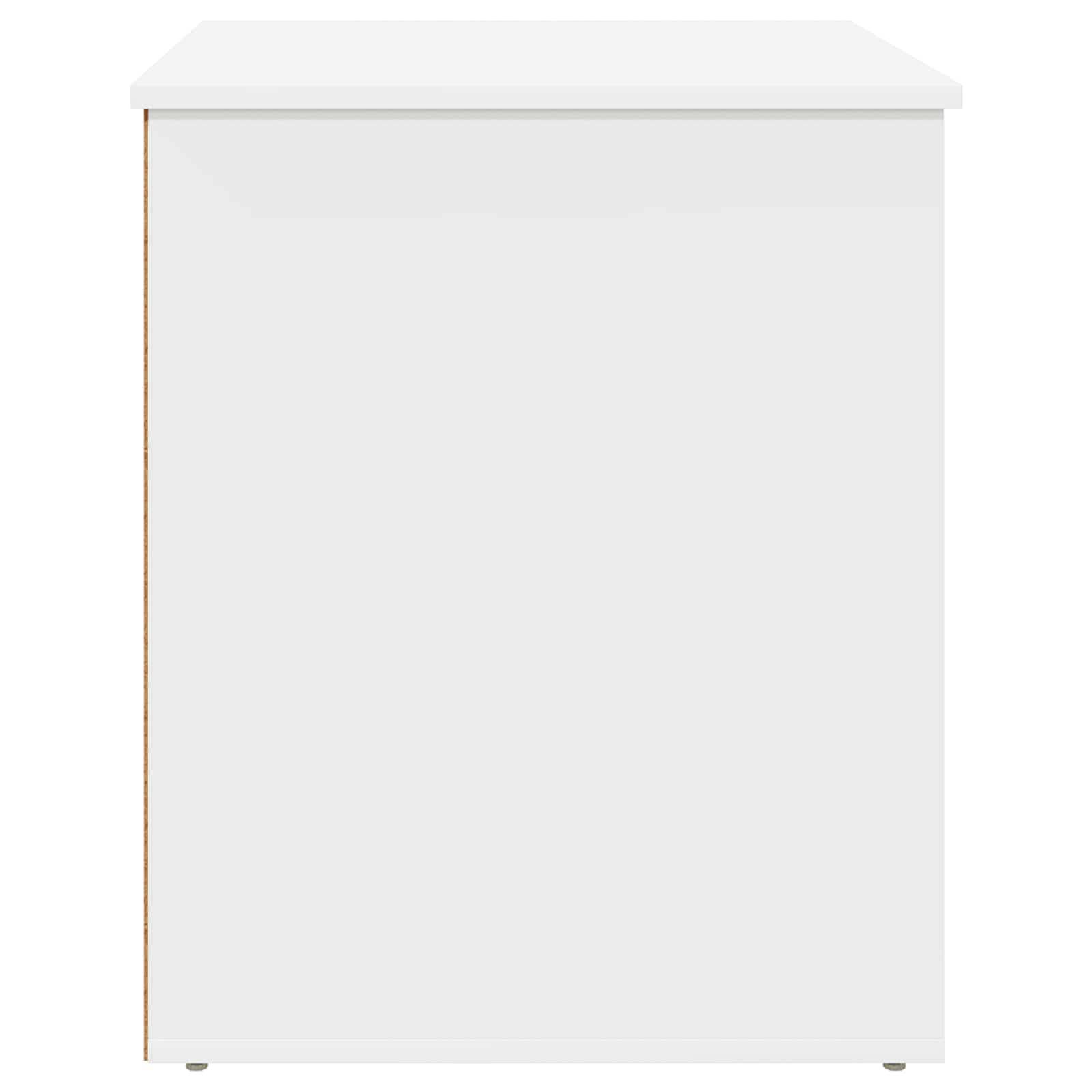 Maison pour chat bois d'ingénierie blanc 53 x 52 x 62 cm - PANGIVO - Image 7