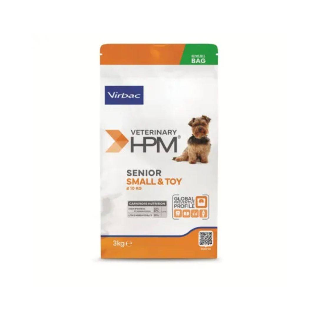 Croquettes Virbac HPM Senior Small & Toy pour chien Sac 7 kg - Image 1