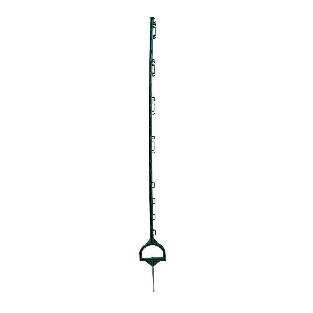 Horizont - 20 piquets plastique avec étrier vert 157 cm HORIZONT