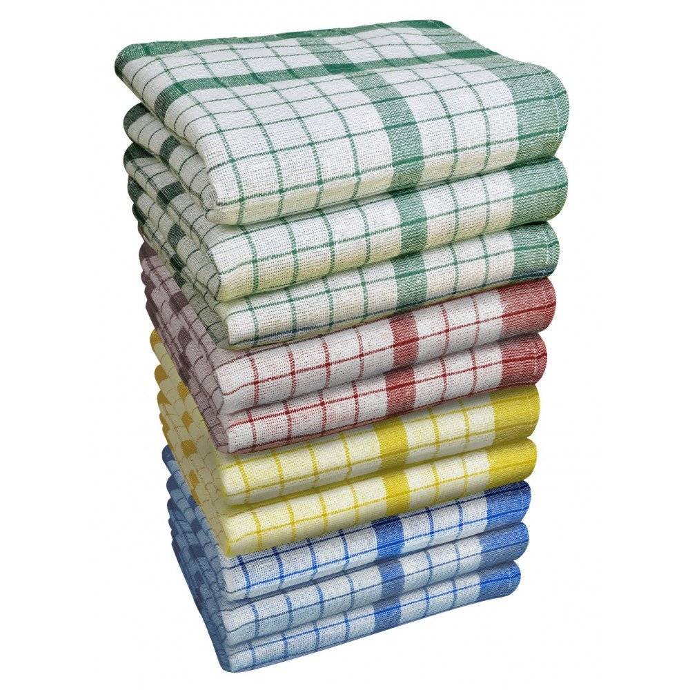Facilitys - Lot de 10 torchons de cuisine 43 x 63 cm coton - FACILITYS - Image 1