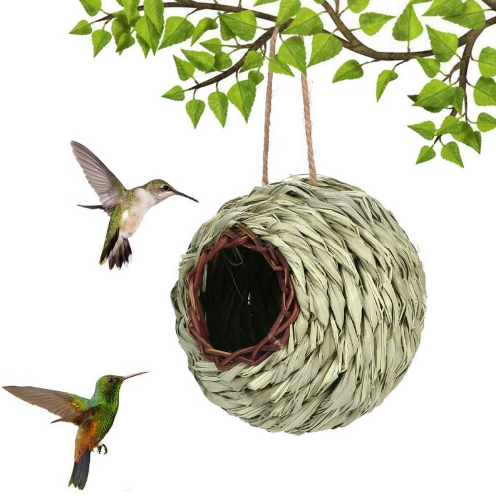 IntiMeg - Nid pour oiseau en forme de boule rond IntiMeg