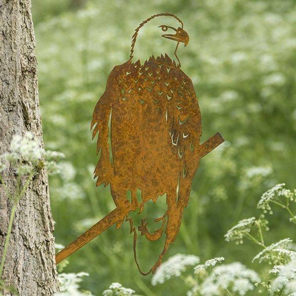 Metalbird - Oiseau sur pique aigle en acier corten Metalbird - Image 3