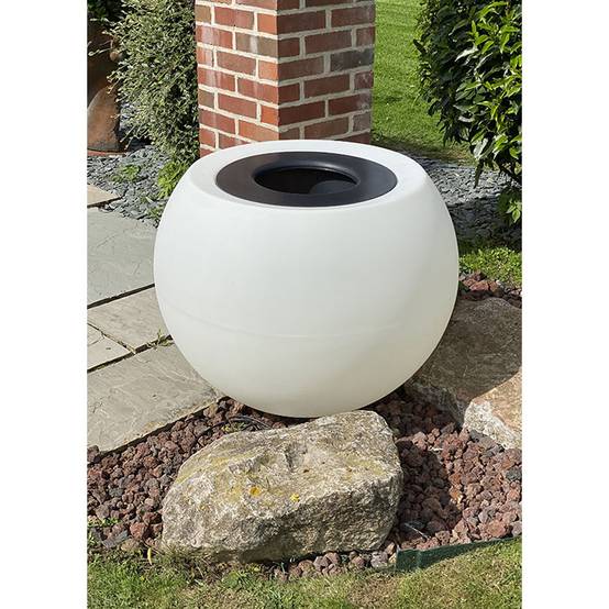 Plast'Up Rotomoulage - Pots de fleurs rond sphérique xxl speranza 325l éclairant- lot de 2 - Image 2