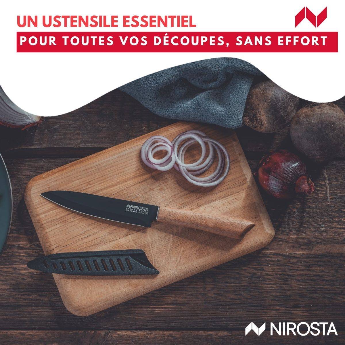 Couteau d’office universel 24 cm Nirosta Flow - Image 4