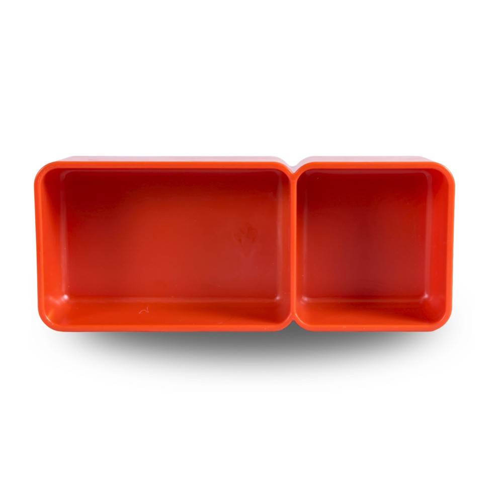 Chick'a - Mangeoire double rouge brique pour rongeurs CHICK'A - Image 2