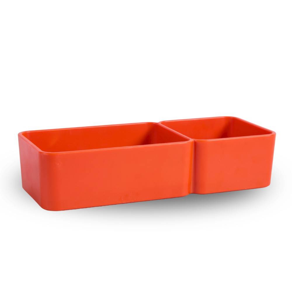 Chick'a - Mangeoire double rouge brique pour rongeurs CHICK'A - Image 1