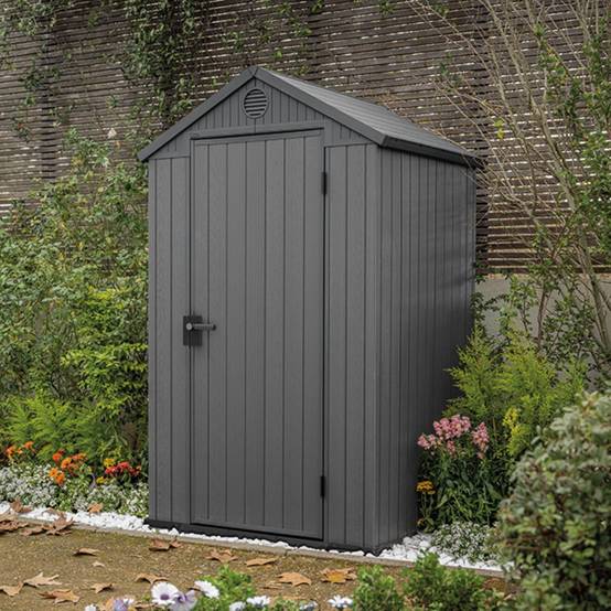 Keter - Abri de jardin 1,47m² DARWIN 4x4 Gris Keter - Image 2