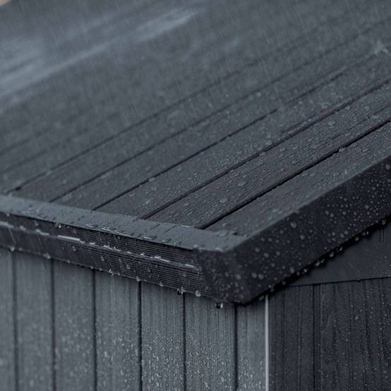 Keter - Abri de jardin 1,47m² DARWIN 4x4 Gris Keter - Image 5
