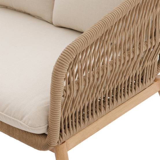 Hesperide - Fauteuil de salon de jardin "Orissa" taupe polyester et acier Hespéride - Image 4