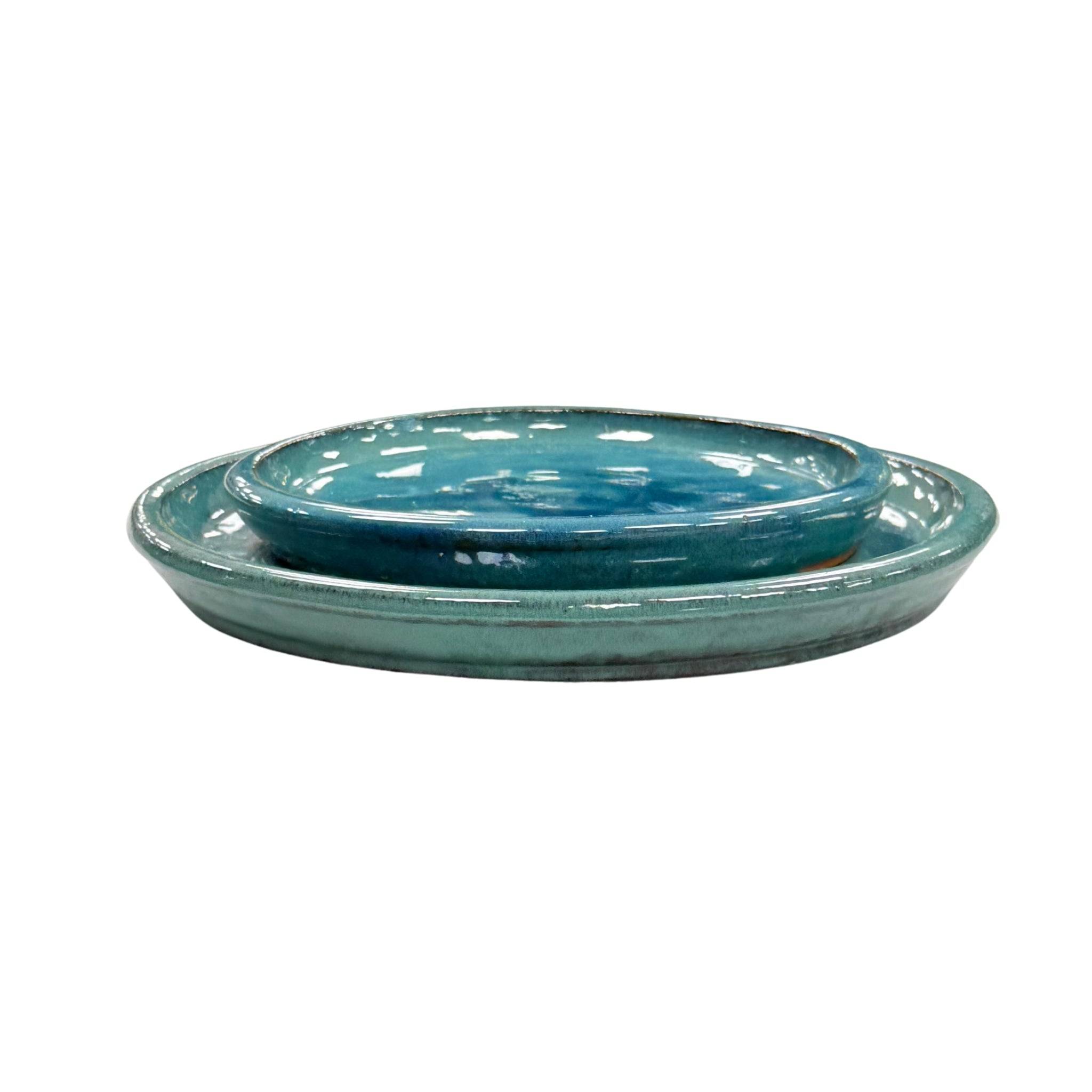 Provencelia - Soucoupe ronde 28cm brume de jade - Image 5