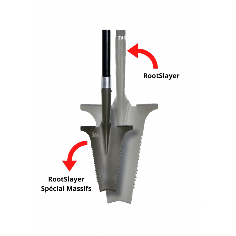 ROOTSLAYER  | PACK ROOTSLAYER™ | Noir | Adulte | Rootslayer spécial massif™ + Rootslayer à main™ | Acier de carbone- VENTEO - Image 8