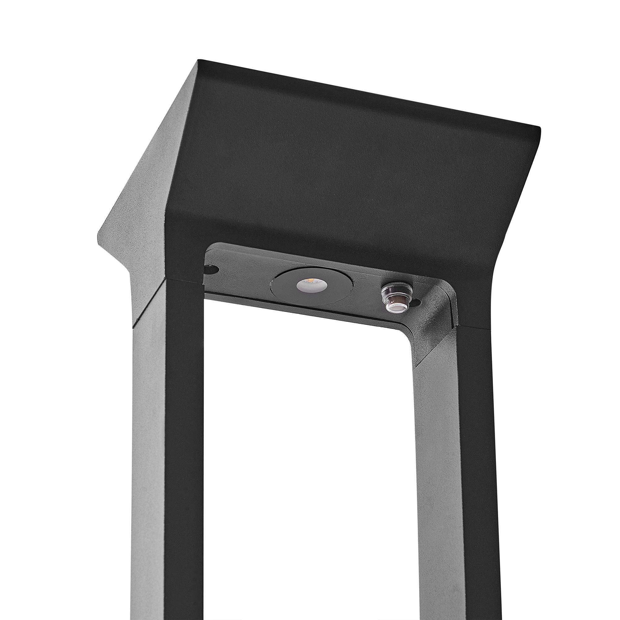 Beliani - Borne Lumineuse Aluminium Noir MALDEN - 17x17x60- Beliani - Image 6