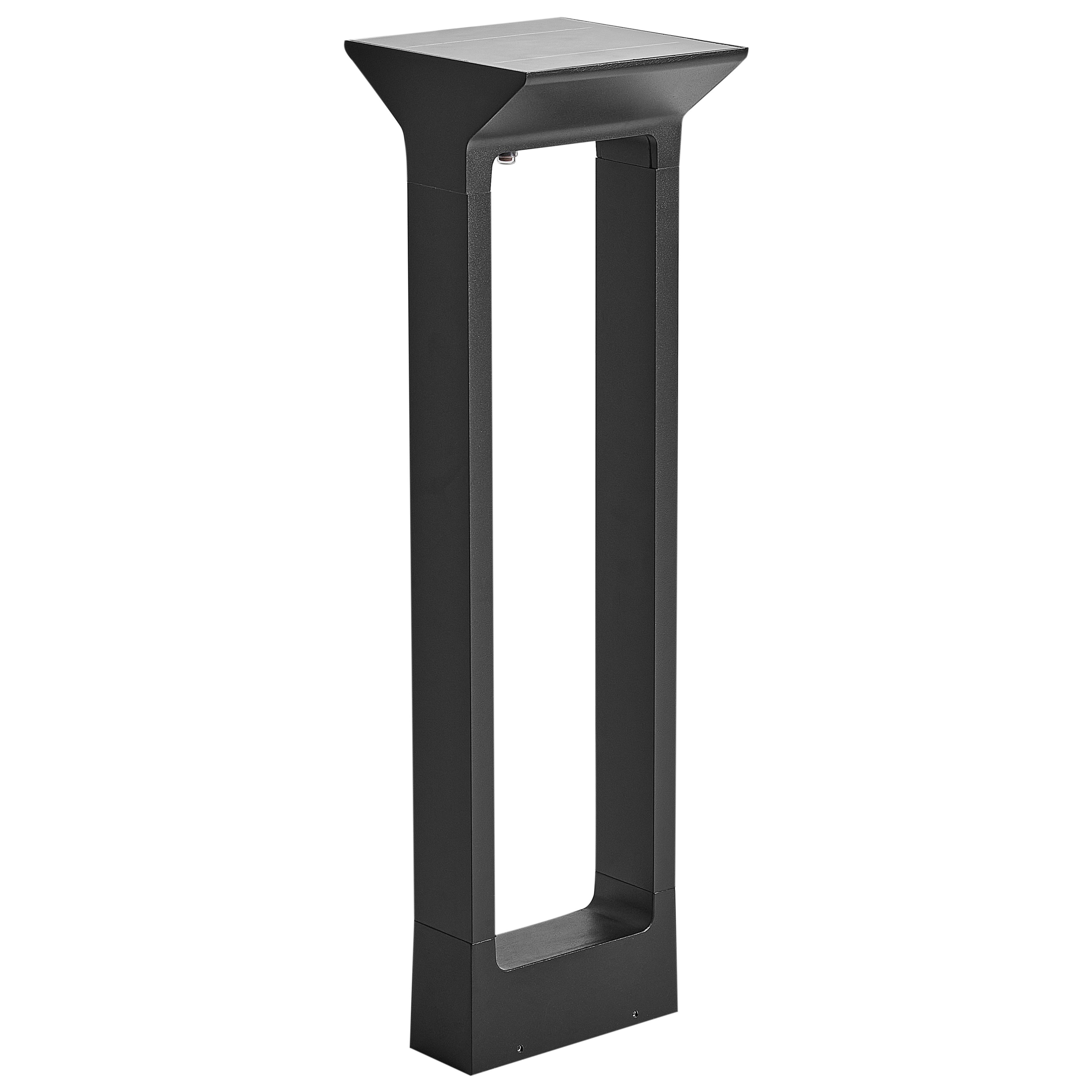 Beliani - Borne Lumineuse Aluminium Noir MALDEN - 17x17x60- Beliani - Image 2