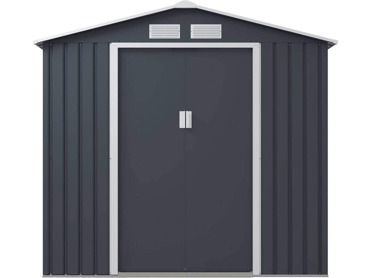 Abri De Jardin Métal "vegas" - 4,07 M² - Gris -habitat Et Jardin - Image 6