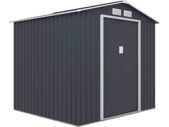 Abri De Jardin Métal "vegas" - 4,07 M² - Gris -habitat Et Jardin - Image 1