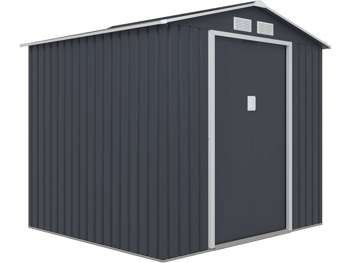 Habitat Et Jardin - Abri De Jardin Métal "vegas" - 4,07 M² - Gris -habitat Et Jardin - Image 1