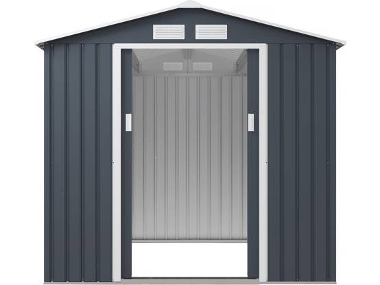 Abri De Jardin Métal "vegas" - 4,07 M² - Gris -habitat Et Jardin - Image 4
