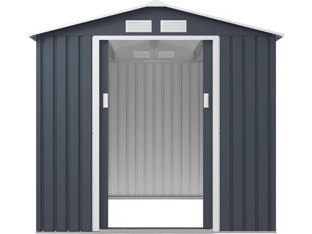 Abri De Jardin Métal "vegas" - 4,07 M² - Gris -habitat Et Jardin - Image 4