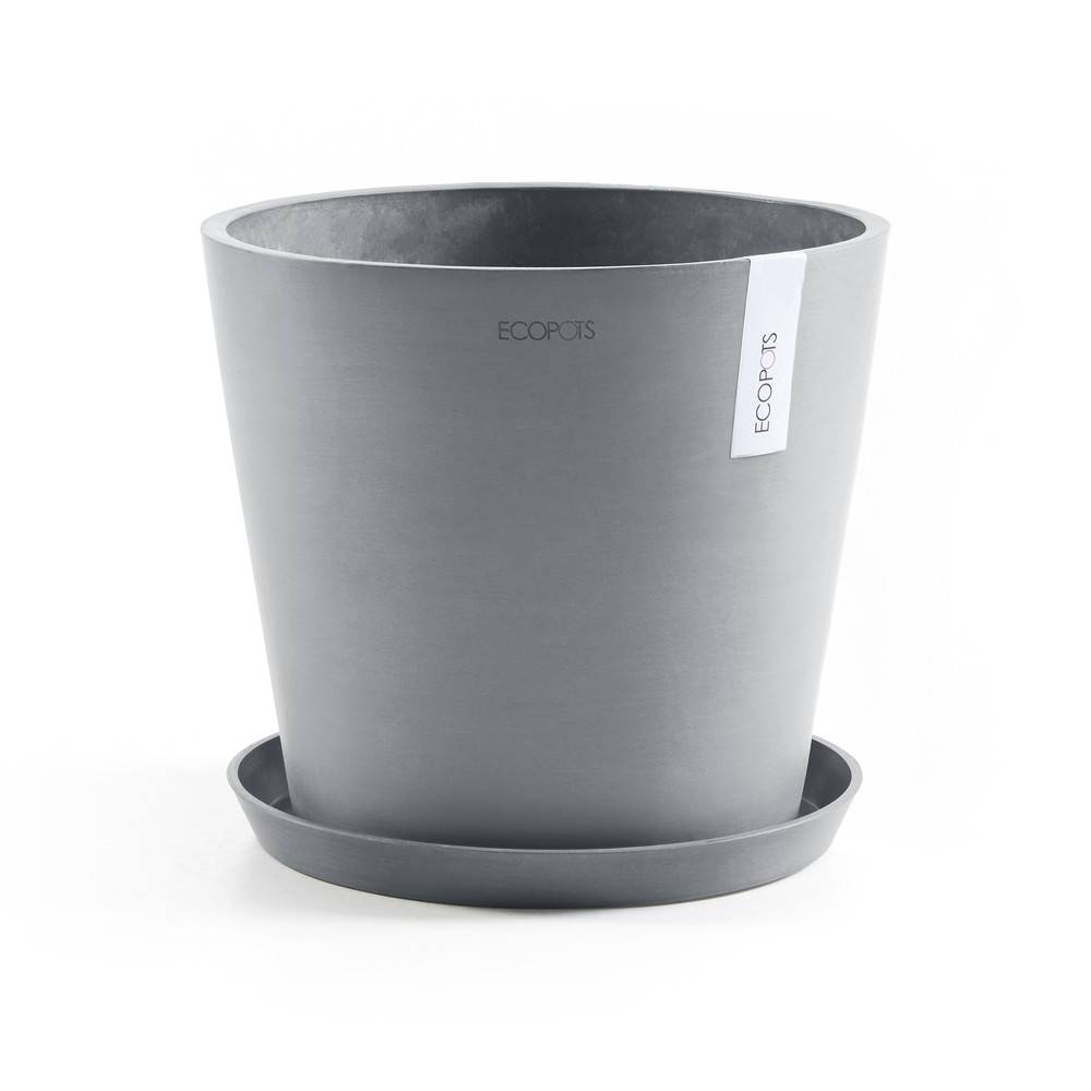 Ecopots - Pot Rond Amsterdam 25 Bleu Gris - Ø 25,4 x H. 24,5 cm - 9,7 L ECOPOTS - Image 5