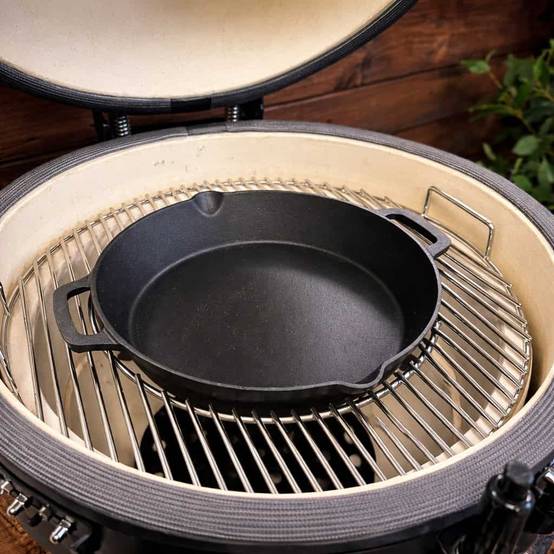 Poêle en fonte Patton pour barbecue - Ø 31 cm - Image 2
