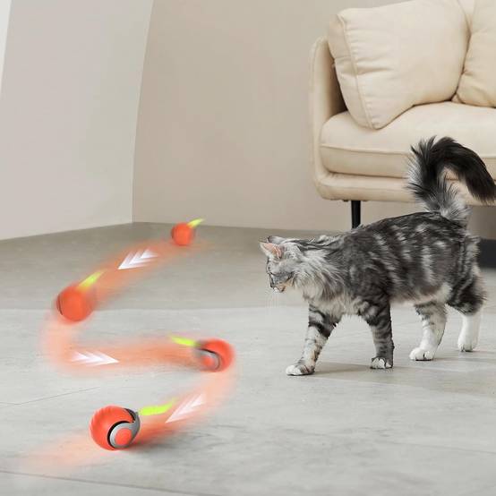 Balle Roulante Automatique - Jouet Chat/Chien DtopbuyAge - Image 5