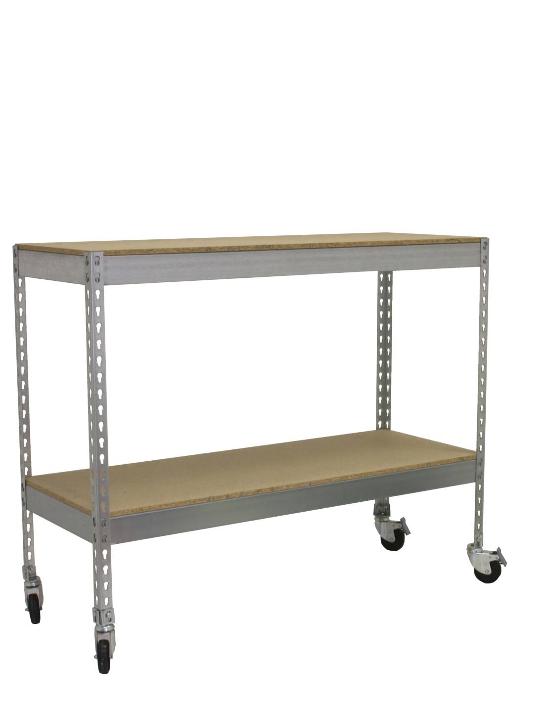 Etagère Sans Vis Ecoforte Mob. 1506-2 Chipboard 900 Galva/bois Galva/bois 975x1500x600 - Simonrack