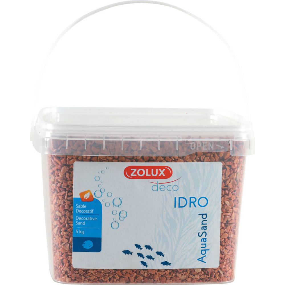 Zolux - zolux - Gravier décoratif 2-3 mm orange Ashewa aquaSand 5 kg pour aquarium - Image 2
