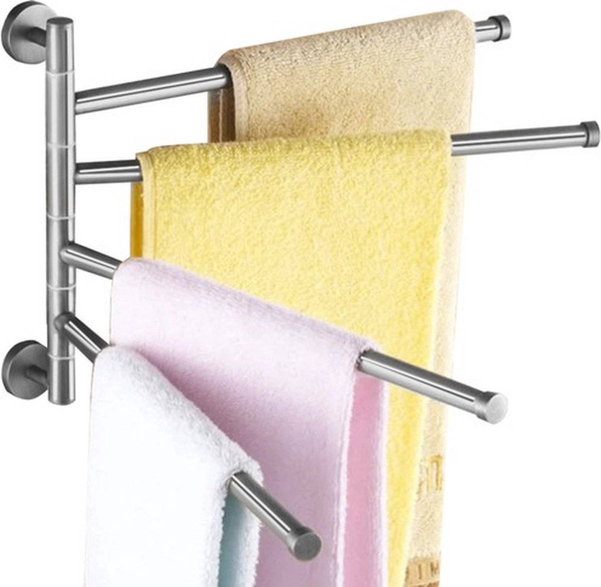 Importdistrib - Porte-serviettes de salle de bain mural 43 x 35 cm IMPORTDISTRIB - Image 1