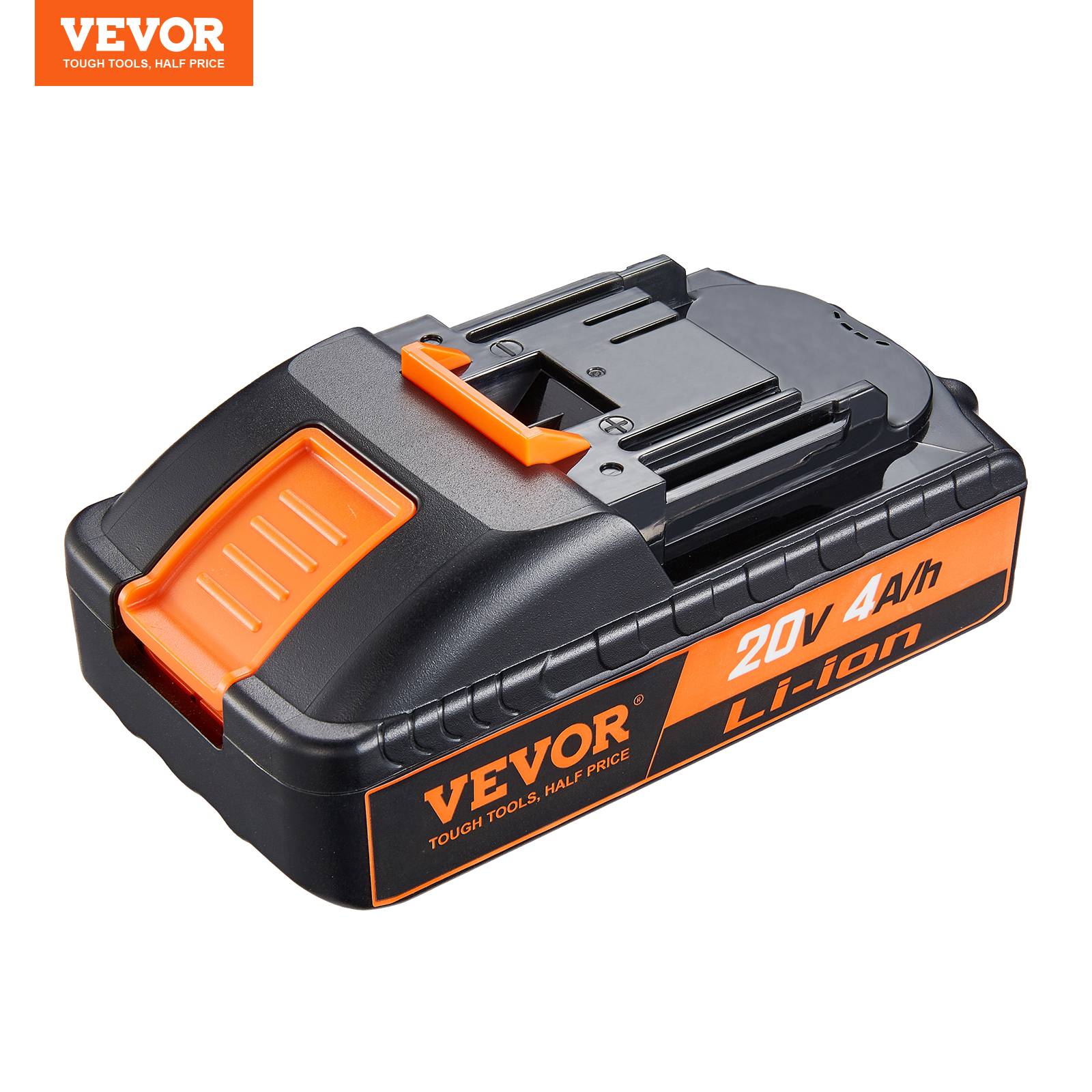 VEVOR Batterie outil sans fil lithium-ion 20 V 4,0 Ah, haute capacité. Compatible 20 V. - Image 2