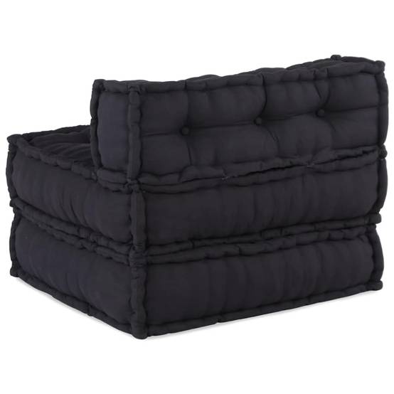 Canapé modulaire coton anthracite 70 x 70 x 54 cm, poids:12.3kg - PANGIVO - Image 8