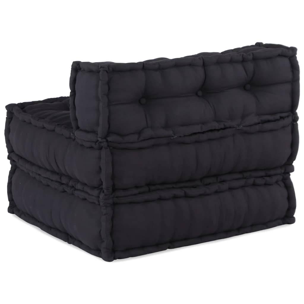 Canapé modulaire coton anthracite 70 x 70 x 54 cm, poids:12.3kg - PANGIVO - Image 8
