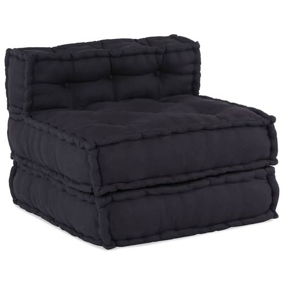 Canapé modulaire coton anthracite 70 x 70 x 54 cm, poids:12.3kg - PANGIVO - Image 2