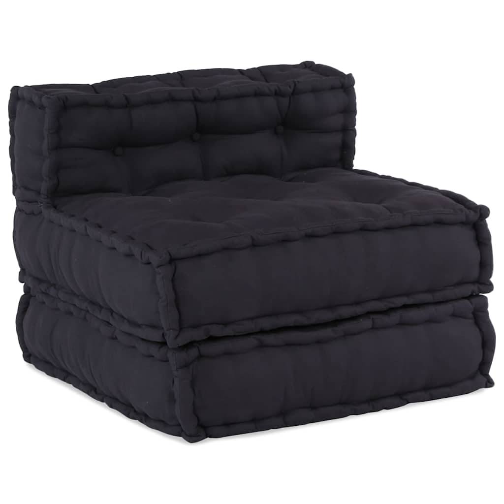 Canapé modulaire coton anthracite 70 x 70 x 54 cm, poids:12.3kg - PANGIVO - Image 2