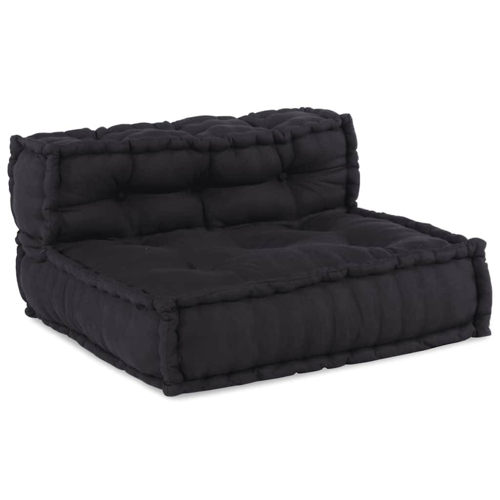 Canapé modulaire coton anthracite 70 x 70 x 54 cm, poids:12.3kg - PANGIVO - Image 6