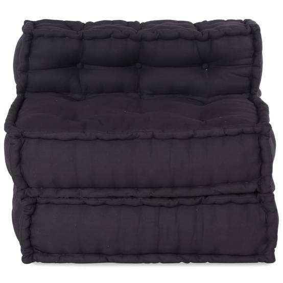 Canapé modulaire coton anthracite 70 x 70 x 54 cm, poids:12.3kg - PANGIVO - Image 4