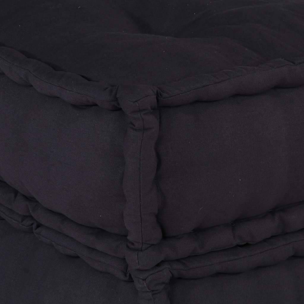 Canapé modulaire coton anthracite 70 x 70 x 54 cm, poids:12.3kg - PANGIVO - Image 10