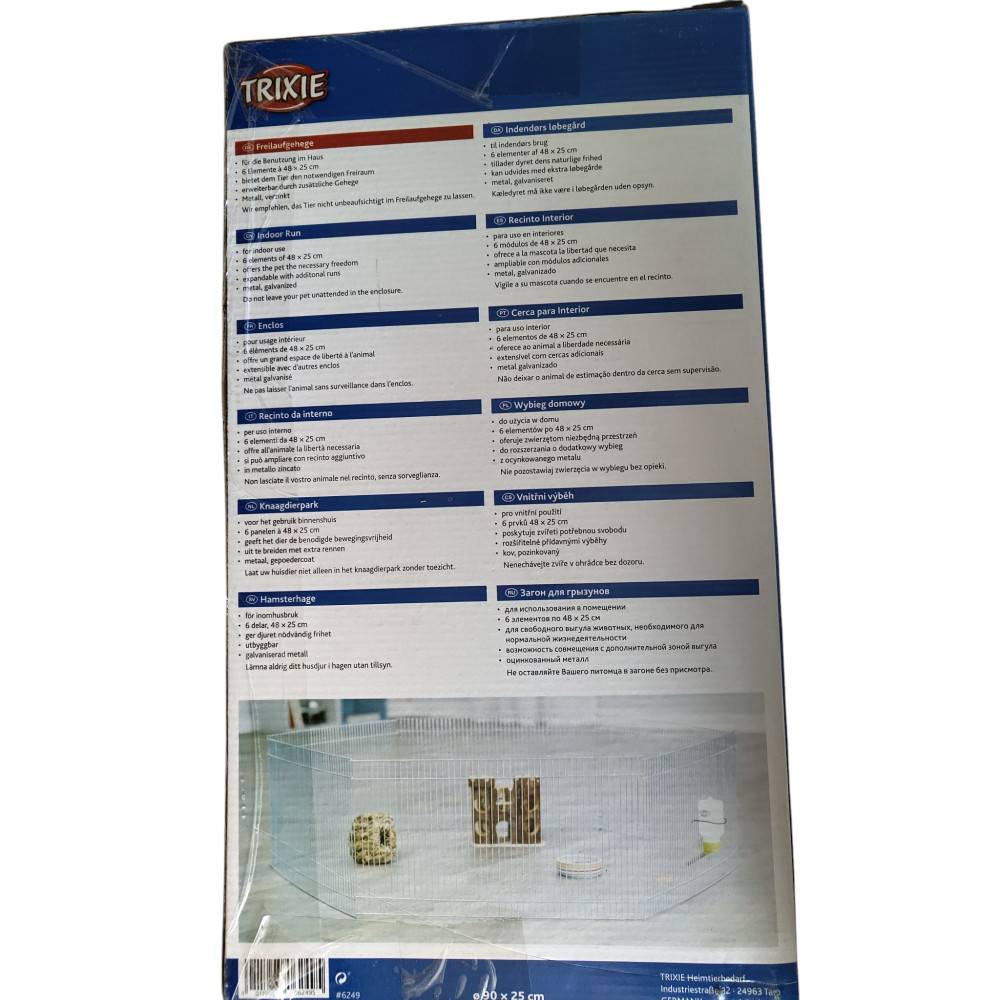 Trixie - Enclos ø 90 × 25 cm, pour hamsters ou souris (contient 6 grilles). - Image 4