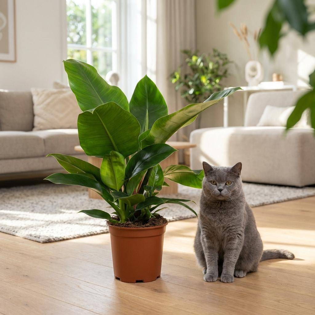 Philodendron - Philodendron Imperial Green - Pot de 19cm - Hauteur 65cm - Sans cache-pot - Plantes d'intérieur - Image 3