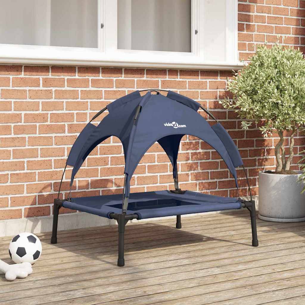 PANGIVO - Lit pour chien acier bleu marine 76 x 62 x 70.5 cm - PANGIVO - Image 1