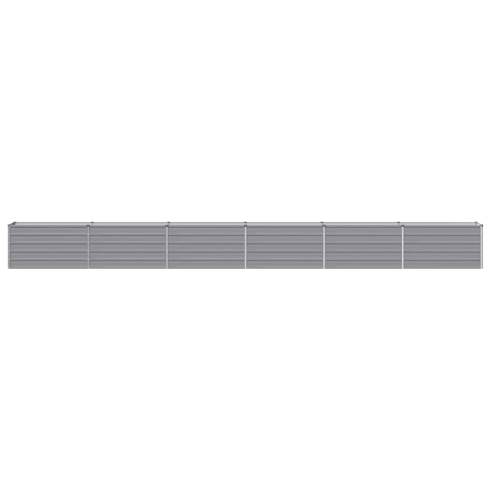 Vidaxl - Jardin surélevé Gris 600 x 40 x 55 cm acier laminé à froid vidaXL 8006299 - Image 4