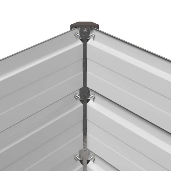 Vidaxl - Jardin surélevé Gris 600 x 40 x 55 cm acier laminé à froid vidaXL 8006299 - Image 8
