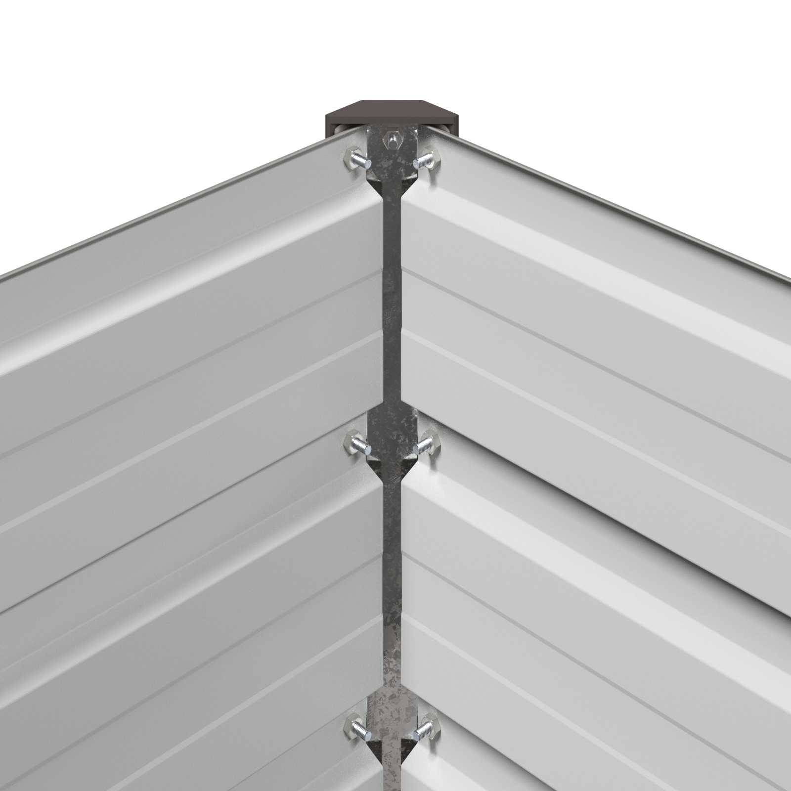 Vidaxl - Jardin surélevé Gris 600 x 40 x 55 cm acier laminé à froid vidaXL 8006299 - Image 8