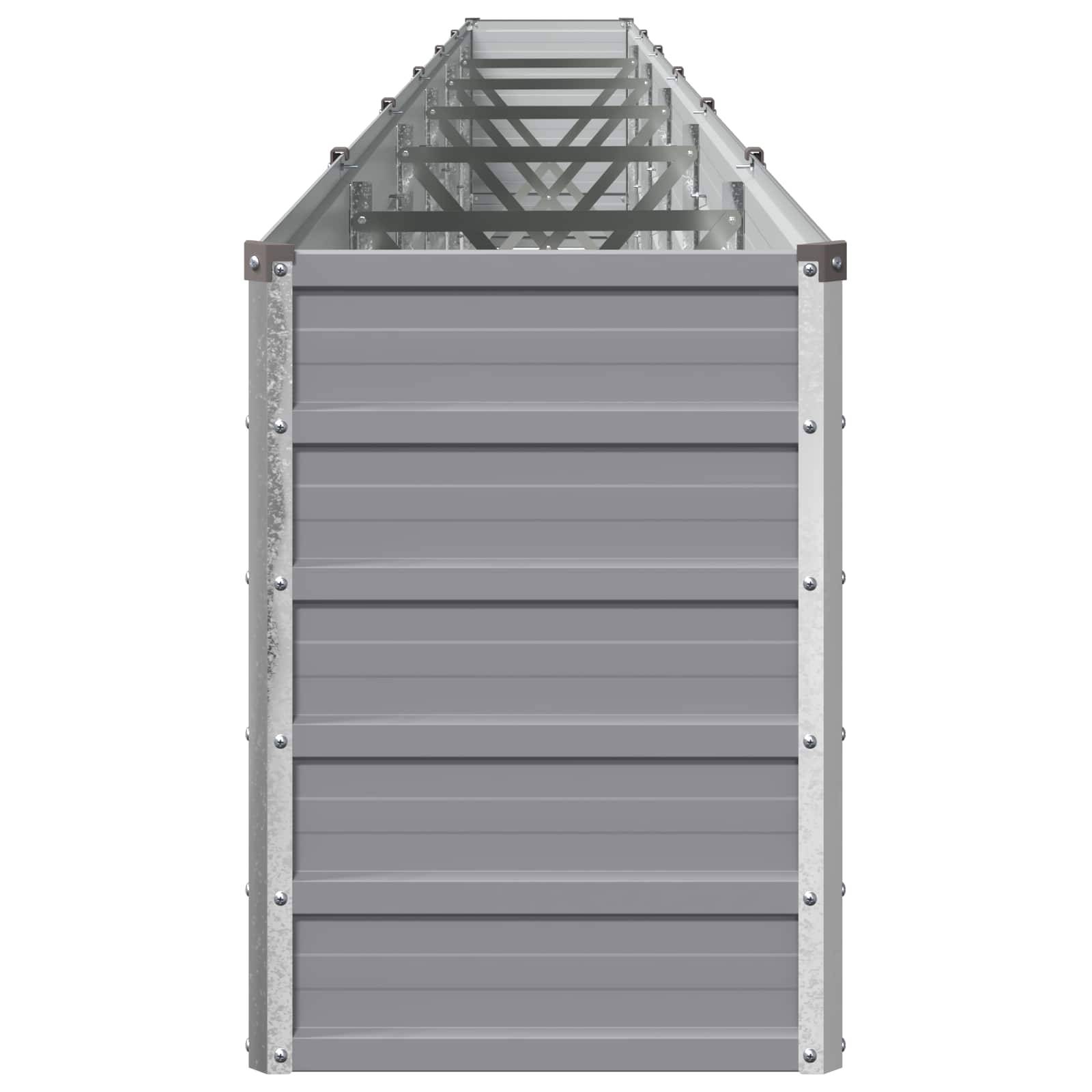 Vidaxl - Jardin surélevé Gris 600 x 40 x 55 cm acier laminé à froid vidaXL 8006299 - Image 5