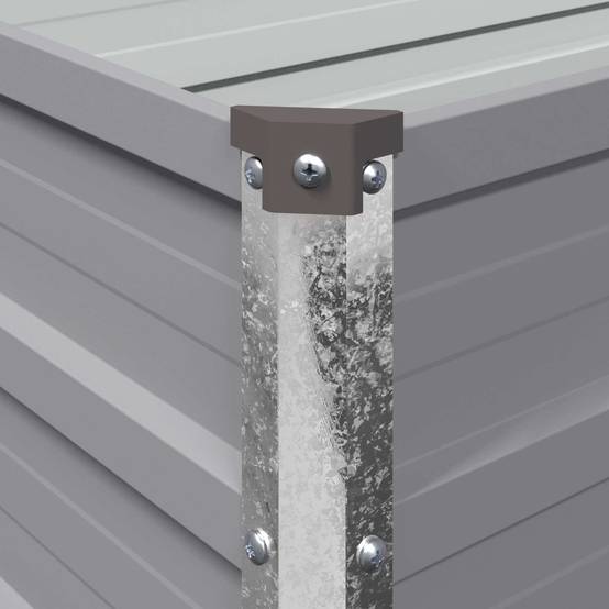 Vidaxl - Jardin surélevé Gris 600 x 40 x 55 cm acier laminé à froid vidaXL 8006299 - Image 7