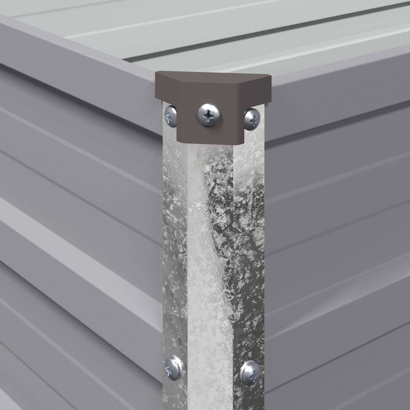 Vidaxl - Jardin surélevé Gris 600 x 40 x 55 cm acier laminé à froid vidaXL 8006299 - Image 7