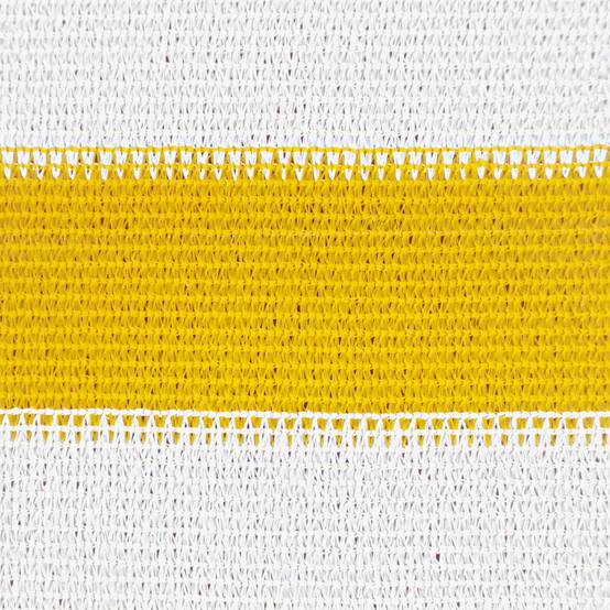 Voile d'ombrage HDPE jaune et blanc 500 x 700 cm - PANGIVO - Image 6