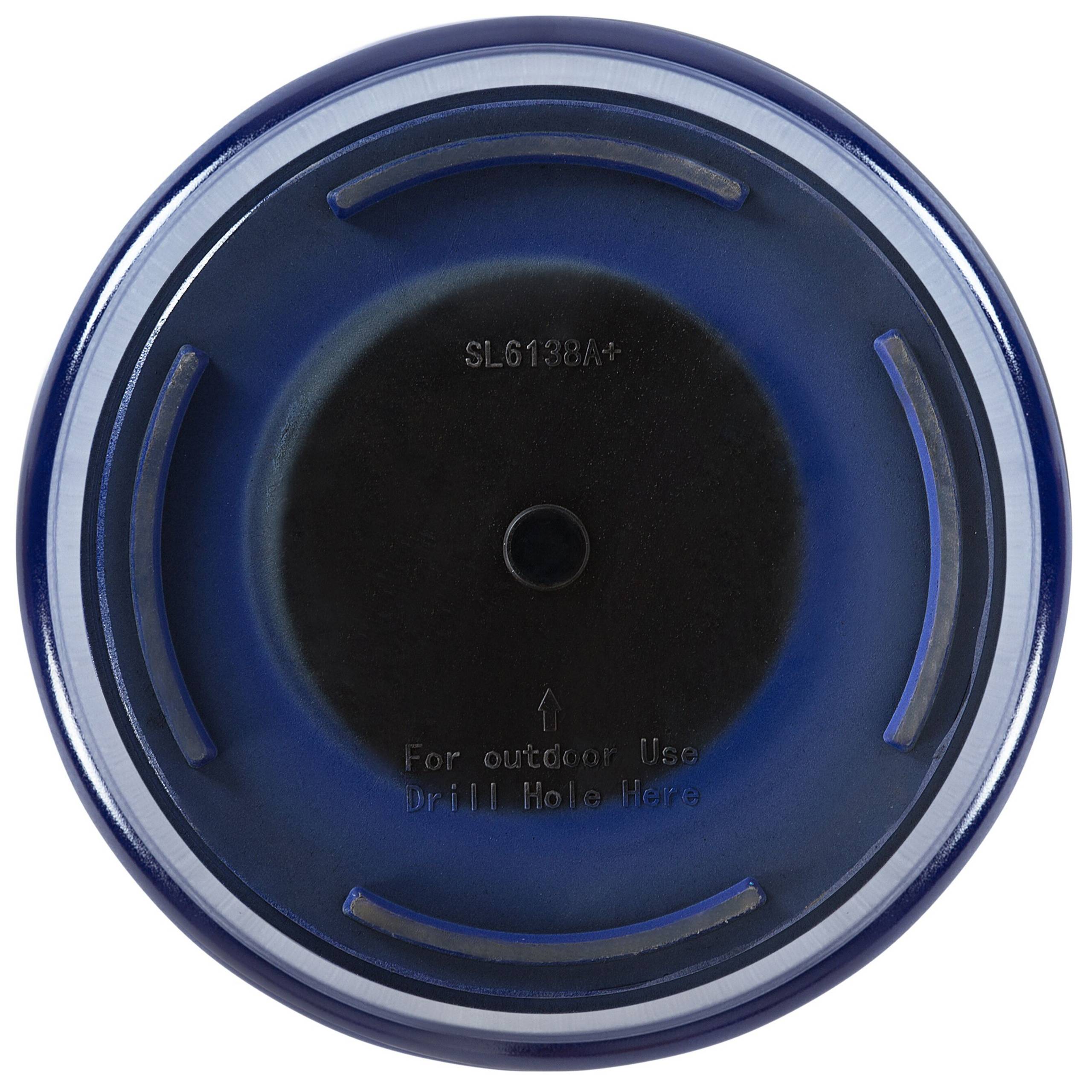 Beliani - Lot de 2 Pot de Fleurs Bleu Marine en Argile et Fibre de Verre ⌀ 55 cm Haut Forme Ronde Moderne pour Jardin Extérieur ou Terrasse Déco - Image 6