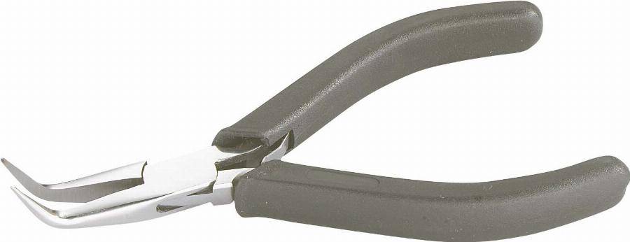 Pince electronique bec 1/2 rond coude SAM - 554C - Image 2