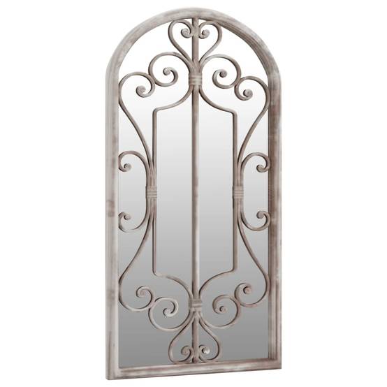 Miroir de jardin Sable 70x30 cm Fer pour utilisation extérieure Maison Chic - Image 3
