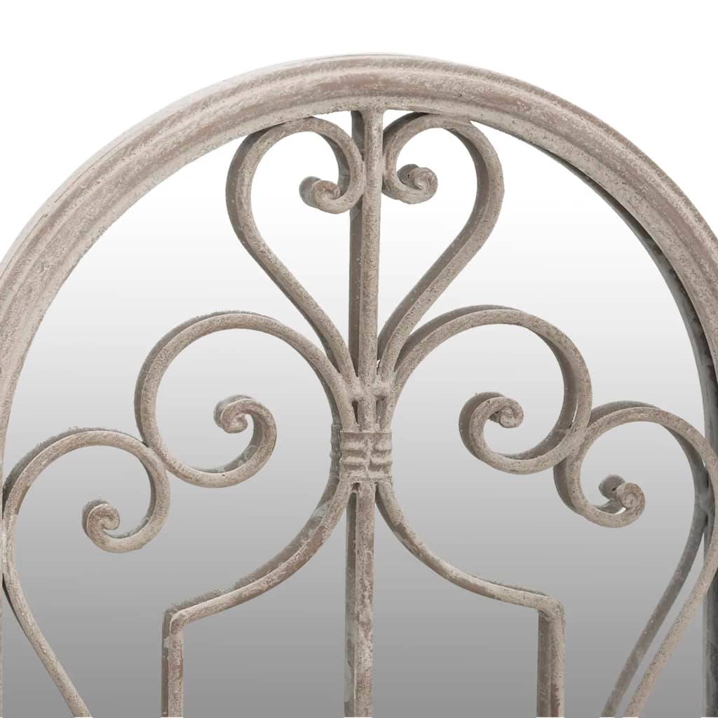 Miroir de jardin Sable 70x30 cm Fer pour utilisation extérieure Maison Chic - Image 5